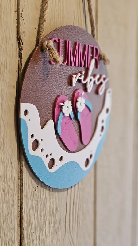 Decorative Craft Sign - 3D printed home decor sign